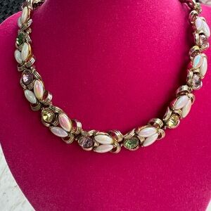 Elegant Gold and Multicolor Necklace
